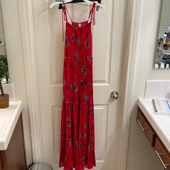 chinese dress ladies Free People Taking Sides Maxi Dress — 100% Cotton main image 1